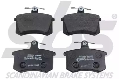 Комплект тормозных колодок, дисковый тормоз sbs купить