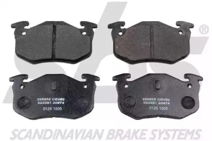 Комплект тормозных колодок, дисковый тормоз sbs купить