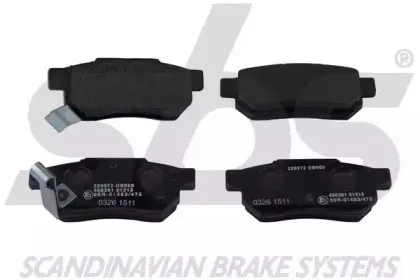 Комплект тормозных колодок, дисковый тормоз sbs купить