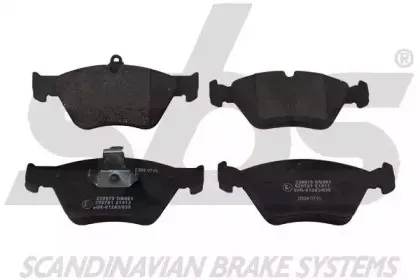 Комплект тормозных колодок, дисковый тормоз sbs купить
