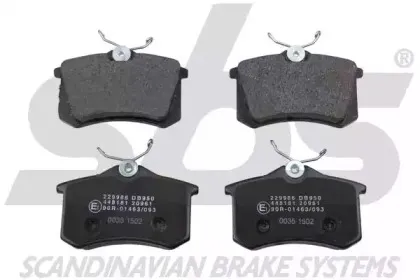 Комплект тормозных колодок, дисковый тормоз sbs купить