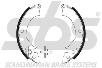 Комплект тормозных колодок sbs купить