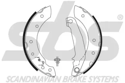 Комплект тормозных колодок sbs купить