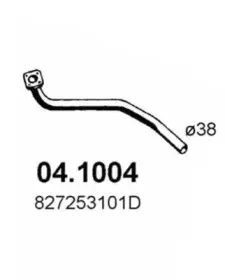 Труба выхлопного газа ASSO купить
