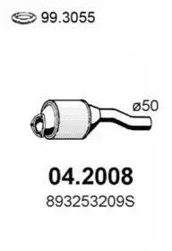 Предглушитель выхлопных газов ASSO купить