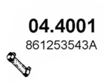 Труба выхлопного газа ASSO купить