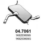 Глушитель выхлопных газов конечный ASSO купить