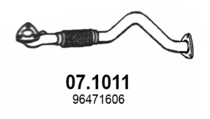 Труба выхлопного газа ASSO купить