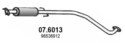 Средний глушитель выхлопных газов ASSO купить