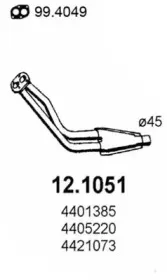Труба выхлопного газа ASSO купить