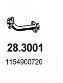 Труба выхлопного газа ASSO купить