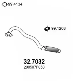 Глушитель выхлопных газов конечный ASSO купить