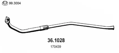 Труба выхлопного газа ASSO купить