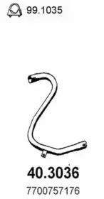 Труба выхлопного газа ASSO купить