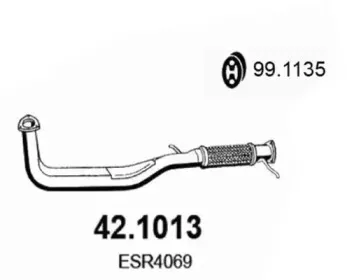 Труба выхлопного газа ASSO купить