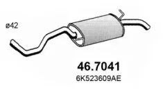 Глушитель выхлопных газов конечный ASSO купить