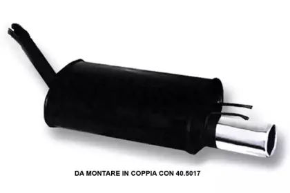 Глушитель для спортивного автомобиля ASSO купить