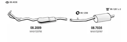 Система выпуска ОГ ASSO купить