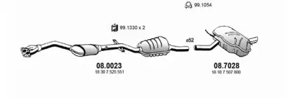Система выпуска ОГ ASSO купить