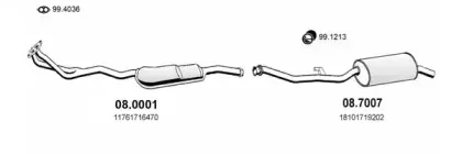 Система выпуска ОГ ASSO купить