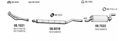 Система выпуска ОГ ASSO купить