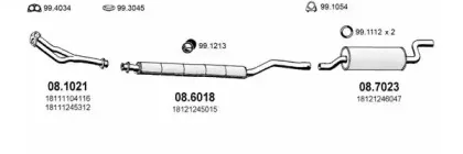 Система выпуска ОГ ASSO купить
