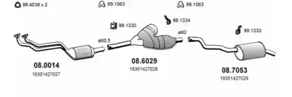 Система выпуска ОГ ASSO купить