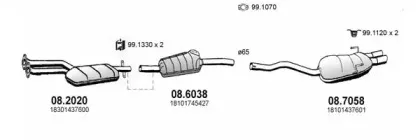 Система выпуска ОГ ASSO купить