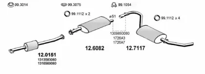 Система выпуска ОГ ASSO купить