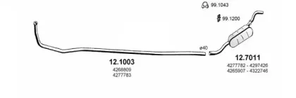 Система выпуска ОГ ASSO купить