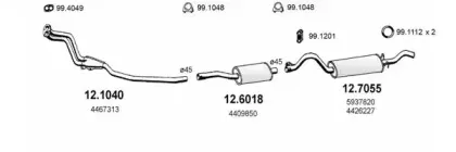 Система выпуска ОГ ASSO купить