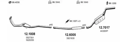 Система выпуска ОГ ASSO купить