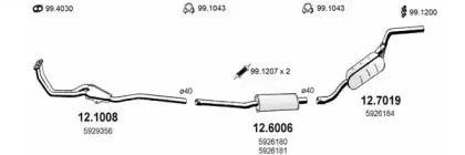 Система выпуска ОГ ASSO купить