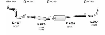 Система выпуска ОГ ASSO купить