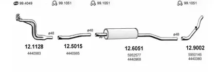 Система выпуска ОГ ASSO купить