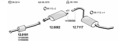 Система выпуска ОГ ASSO купить