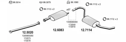 Система выпуска ОГ ASSO купить