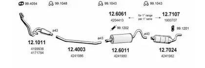 Система выпуска ОГ ASSO купить