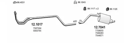 Система выпуска ОГ ASSO купить