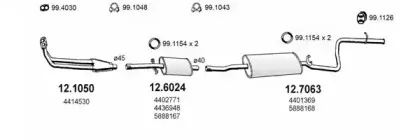 Система выпуска ОГ ASSO купить