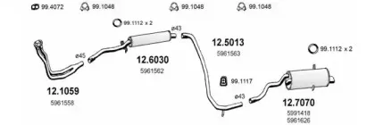 Система выпуска ОГ ASSO купить