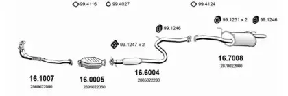 Система выпуска ОГ ASSO купить
