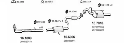 Система выпуска ОГ ASSO купить