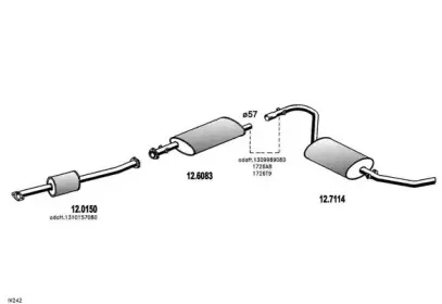 Система выпуска ОГ ASSO купить