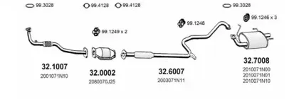 Система выпуска ОГ ASSO купить