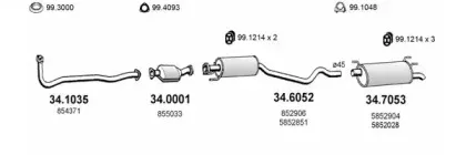 Система выпуска ОГ ASSO купить