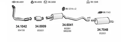 Система выпуска ОГ ASSO купить