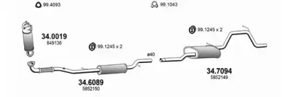 Система выпуска ОГ ASSO купить