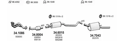 Система выпуска ОГ ASSO купить