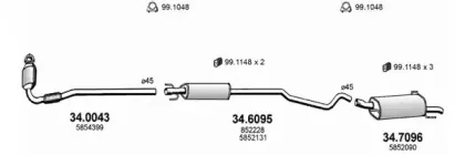 Система выпуска ОГ ASSO купить
